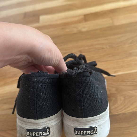 Superga black platform sneakers - Picture 3 of 5